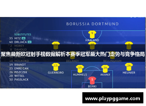 聚焦最新欧冠射手榜数据解析本赛季冠军最大热门走势与竞争格局